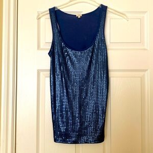 J. Crew sequin tank top. Size M